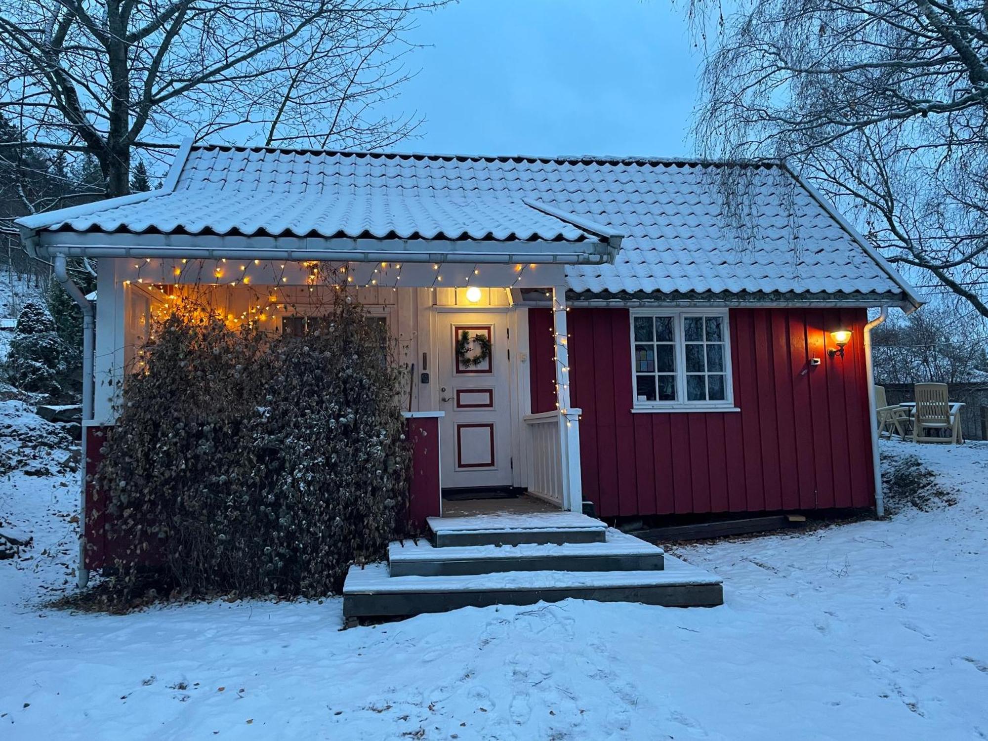 Вилла Koselig Anneks I Heggedal! Аскер Экстерьер фото